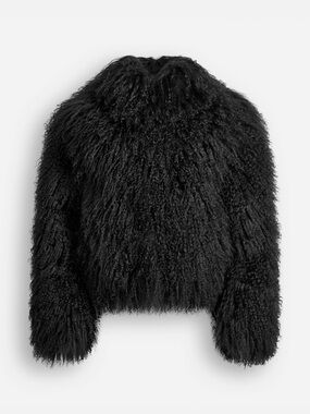 Ducie Rochelle Mongolian Sheep Shearling Jacket - S